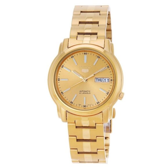 FX05034B NWT Seiko Fashion Men's Automatic Steel Authentic Watch - Picture 1 of 3